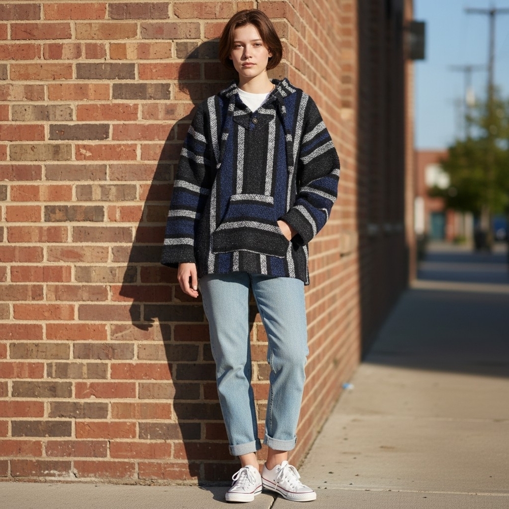 Women's Sandy Poncho Baja Surfer Hoodie